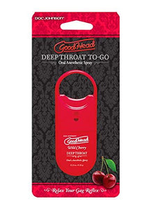 GoodHead Deep Throat Spray To Go - Wild Cherry